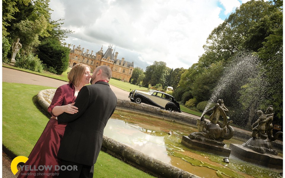 Wedding photography at Waddesdon Manor, Buckinghamshire